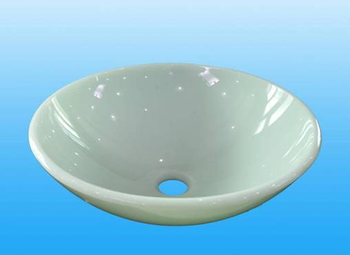晶牛玉白玉面盆